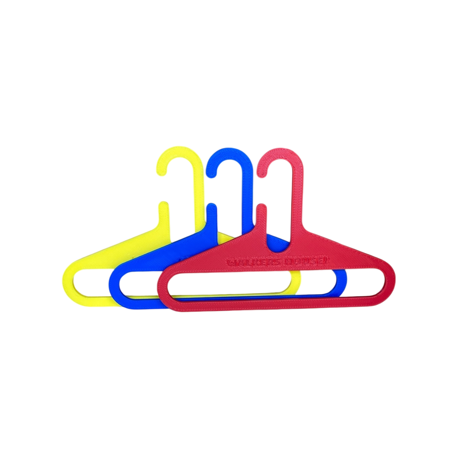 Retro 1970s-Inspired Hangerz – 3D Printed Small Batch Clothes Hangers (Set of 3)