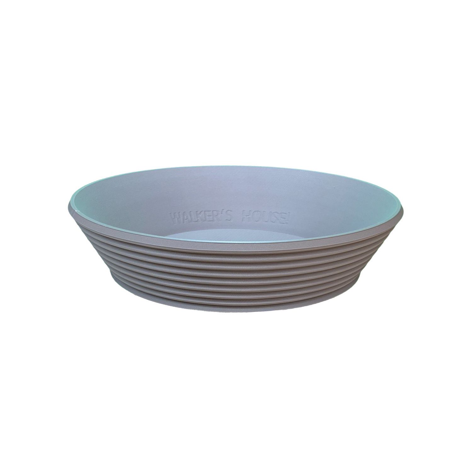 3D Printed Catch-All Bowl Large – Palm Leaf Inspired Textured Design