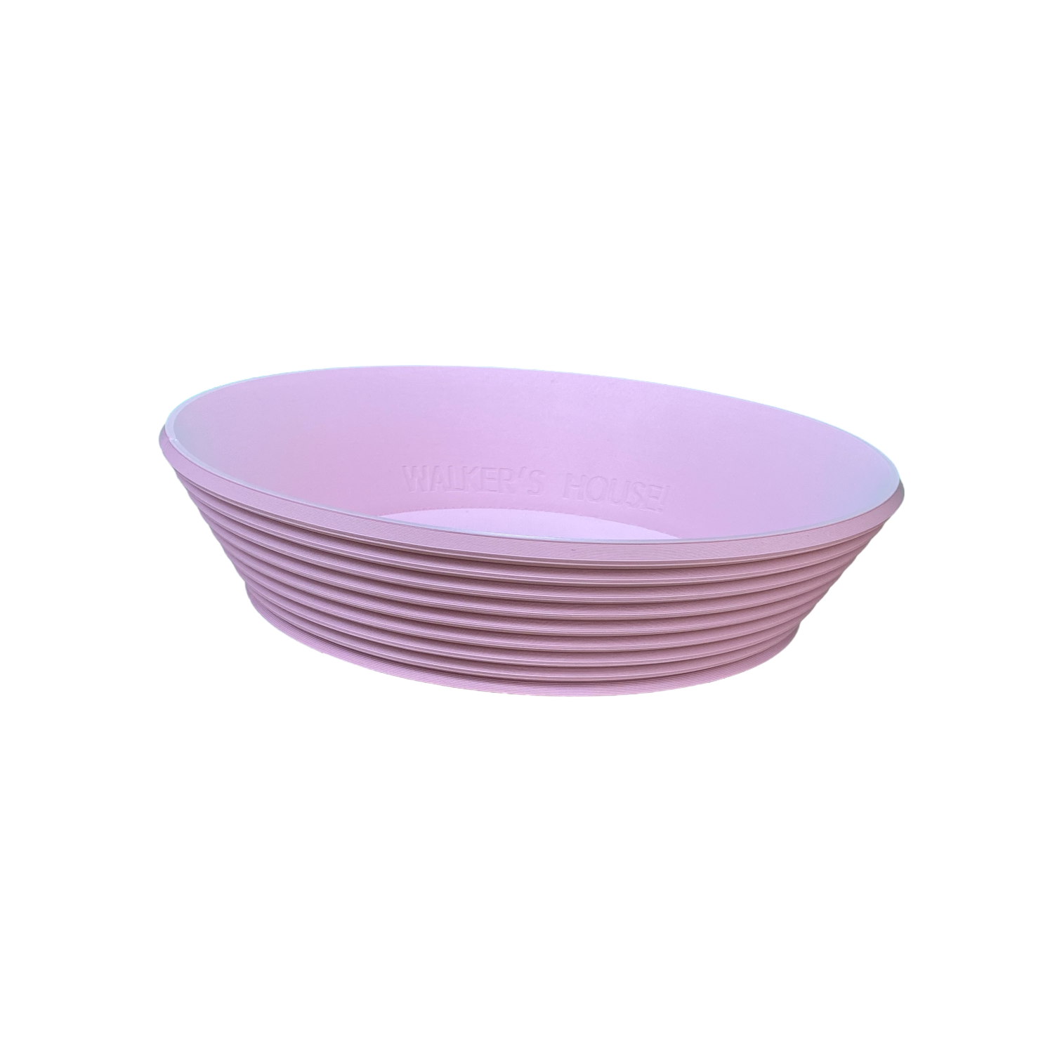 3D Printed Catch-All Bowl Large – Palm Leaf Inspired Textured Design