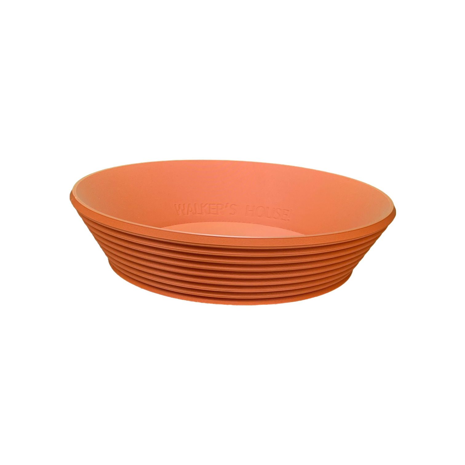 3D Printed Catch-All Bowl Large – Palm Leaf Inspired Textured Design