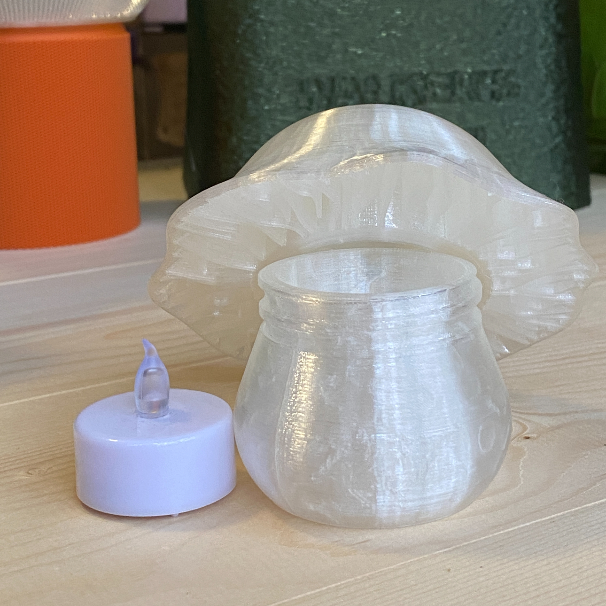 3D Printed Mushroom Tea Light