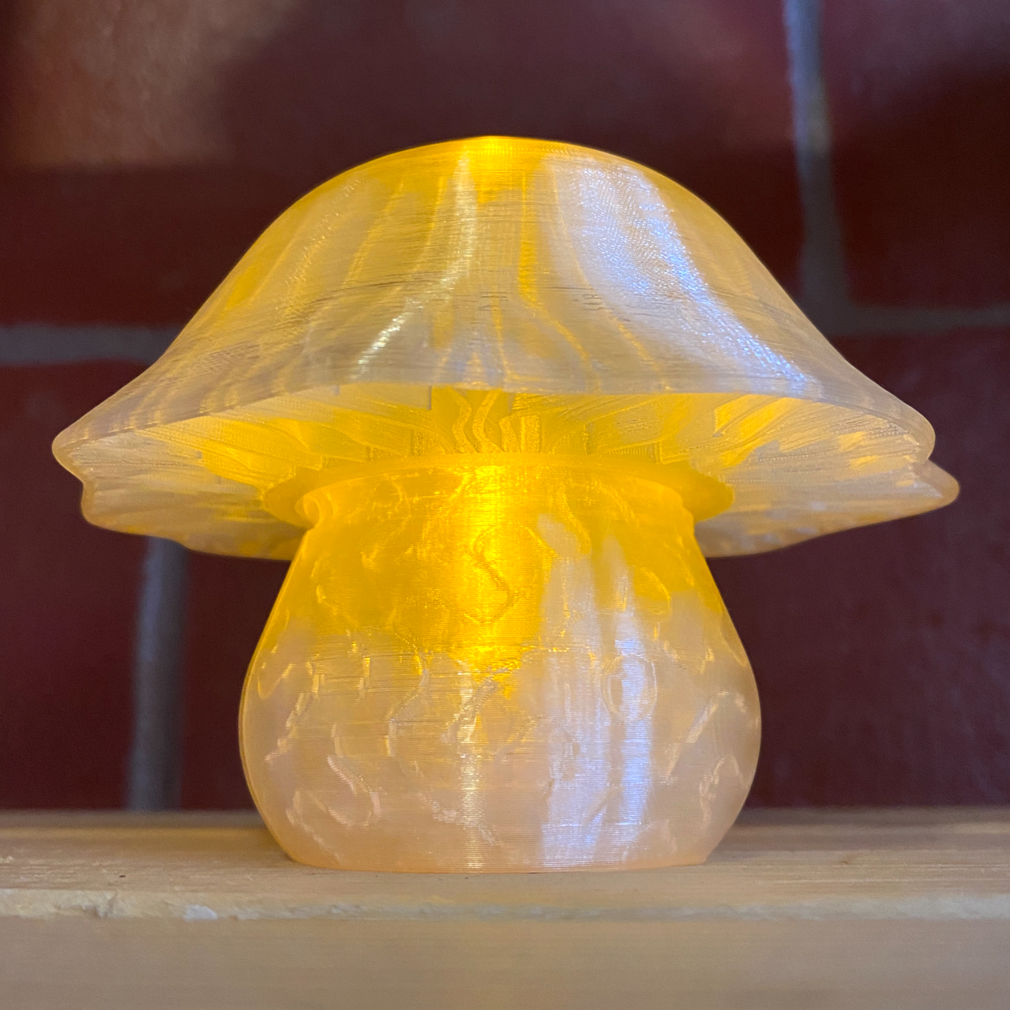 3D Printed Mushroom Tea Light