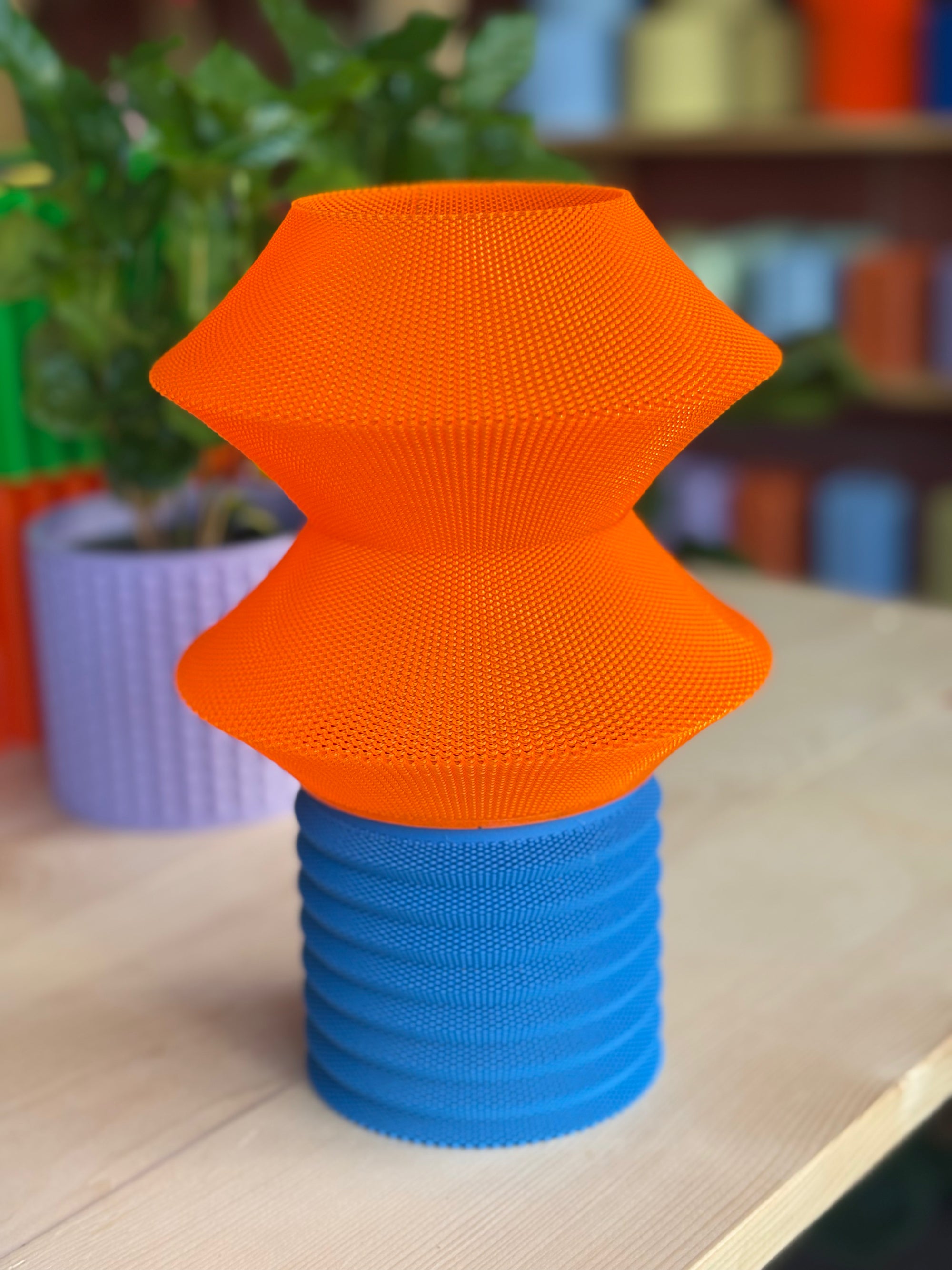 Mesh Mood Lamp – 3D Printed USB Light in Eco-Friendly PLA