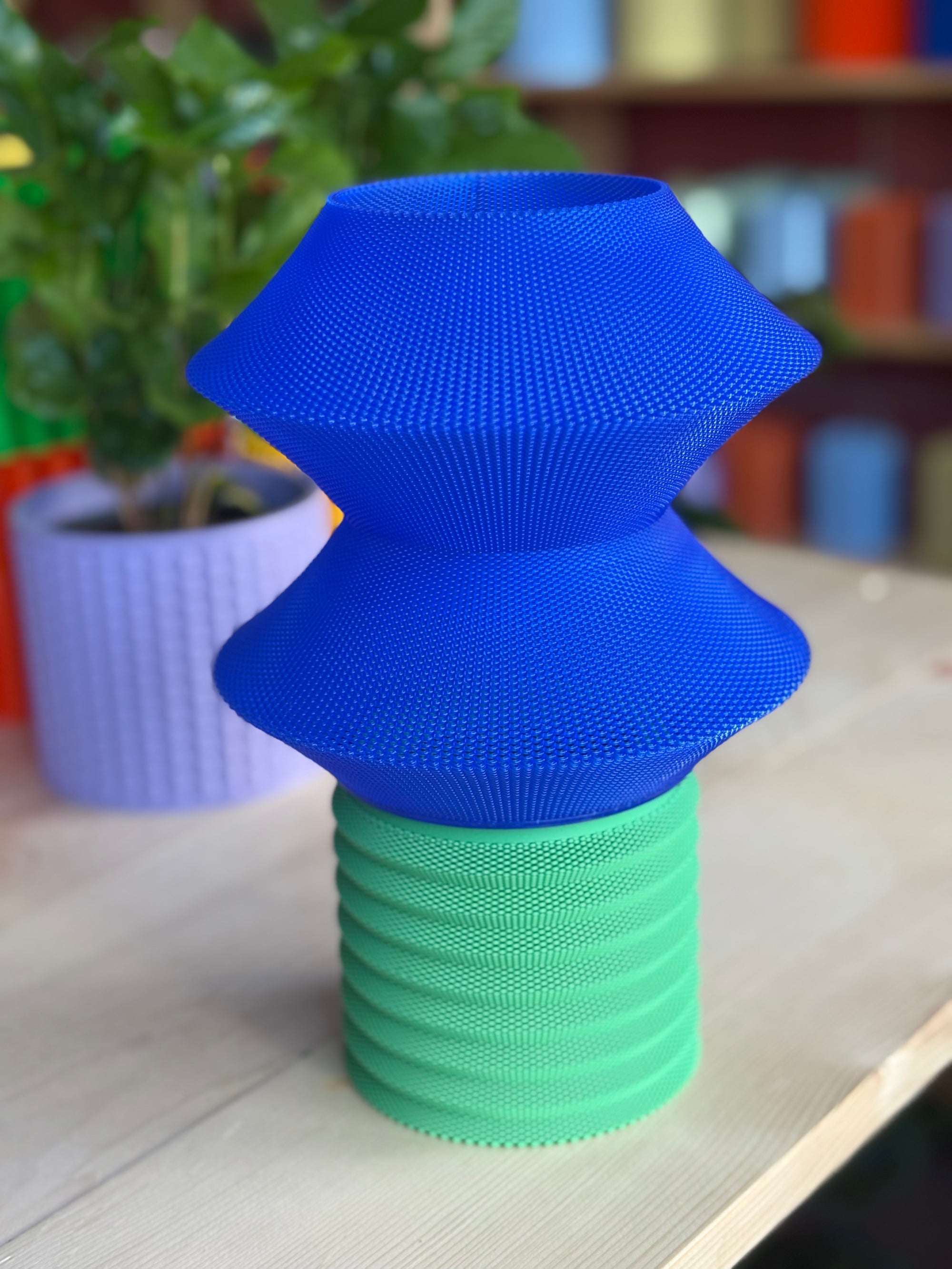 Mesh Mood Lamp – 3D Printed USB Light in Eco-Friendly PLA