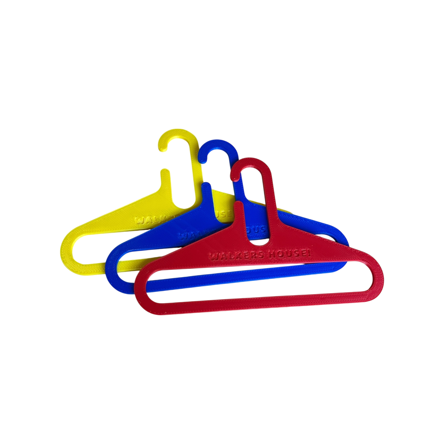 Retro 1970s-Inspired Hangerz – 3D Printed Small Batch Clothes Hangers (Set of 3)