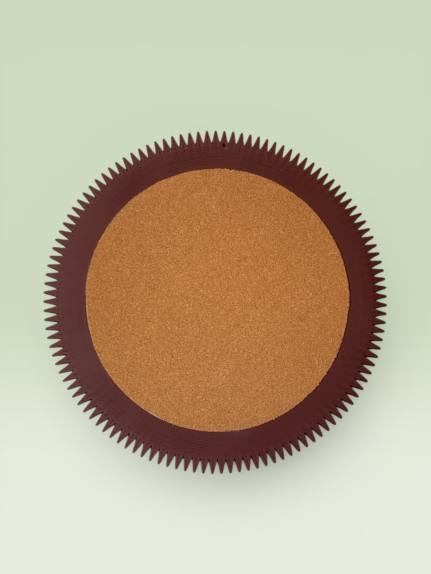 Zig-Zag Round Wall Mirror