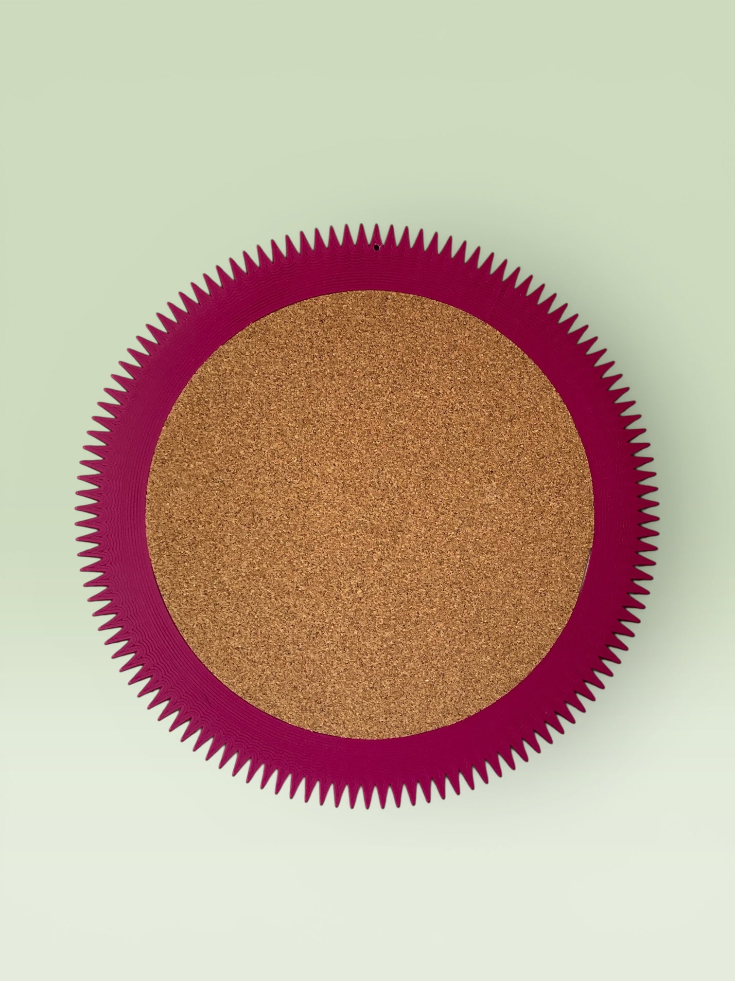 Zig-Zag Round Wall Mirror