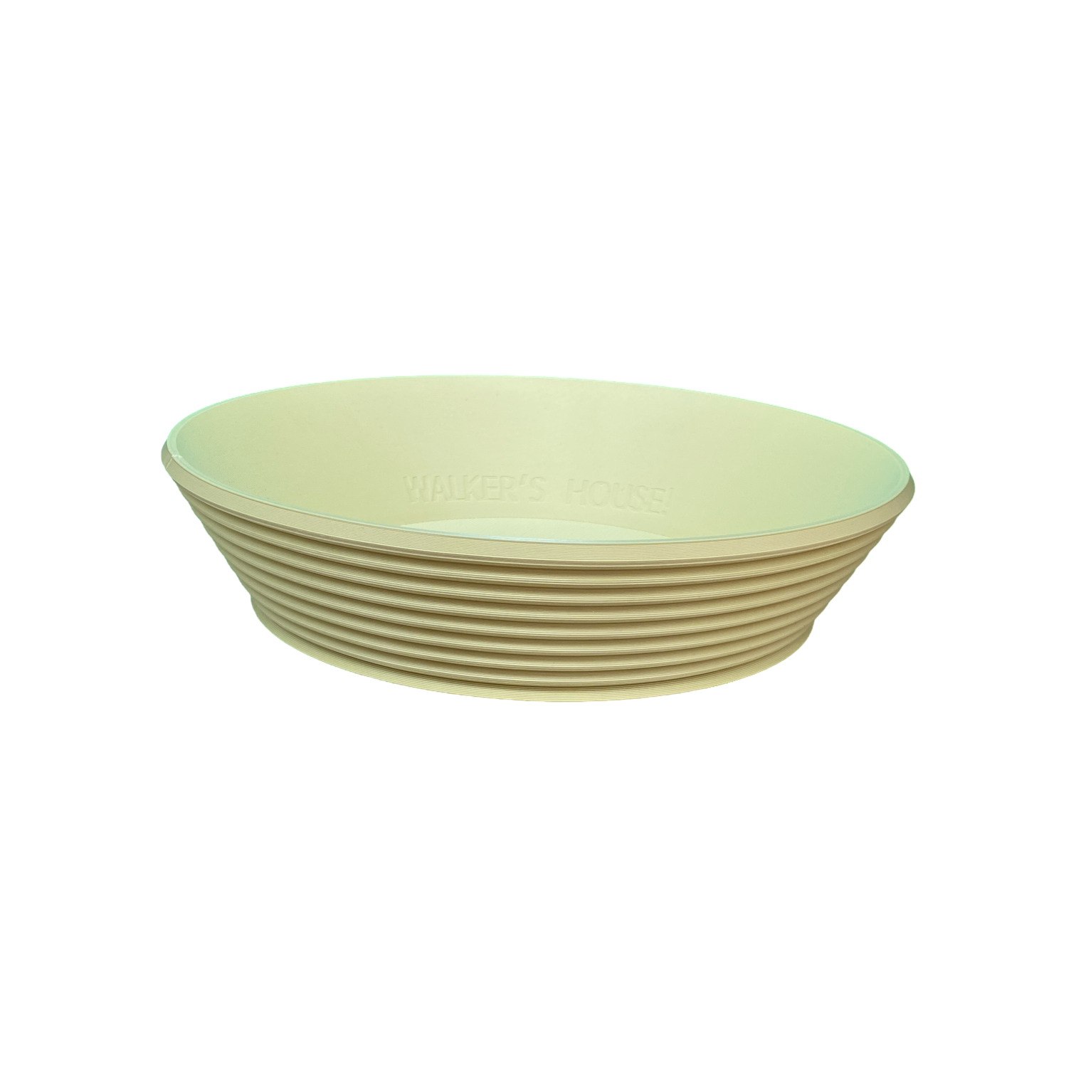3D Printed Catch-All Bowl Large – Palm Leaf Inspired Textured Design